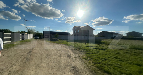 Teren intravilan 600 mp, front 18 m, toate utilitatile, Popo