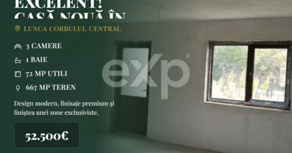 PREȚ EXCELENT! CASĂ NOUĂ &Icirc;N PĂDUREȚI | TEREN 667 MP |