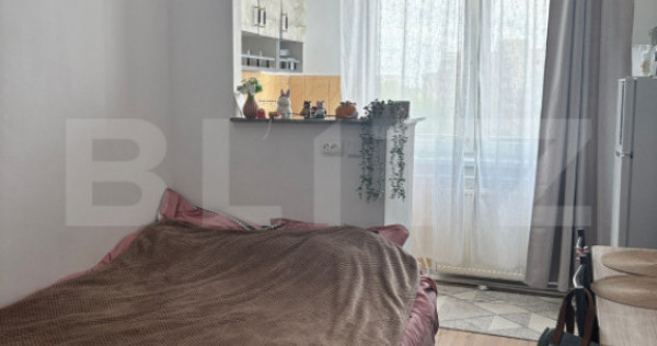 Garsoniera renovata, 18 mp, centrala proprie, zona Iris UTCN