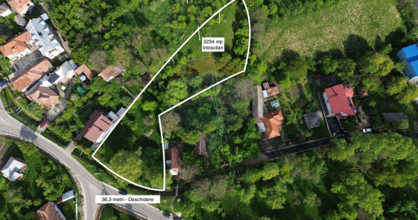 Teren de v&acirc;nzare in Voinesti / Leresti &icirc;nconjurat de na...