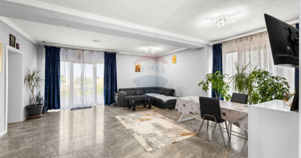 Casă/Vilă modernă de v&acirc;nzare, 5 camere, &icirc;n noul cart...