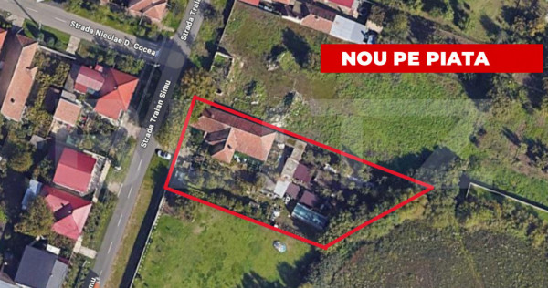Teren 1464 mp cu casă locuibilă, front 26 mp, zona Ciarda