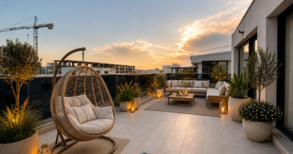 Penthouse 110 mp suprafață | Vedere spre mare | Terasa | P