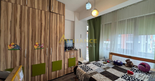 Apartament 2 camere de 64 mp etaj 5/5 mobilat si utilat