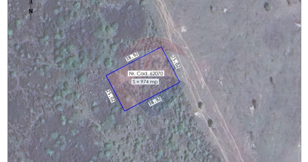 De v&acirc;nzare teren 974 mp, &icirc;n Paleu