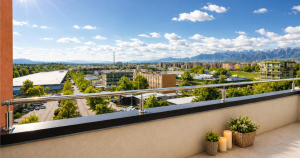 Pe 2 niveluri, Penthouse modern la bulevard, parcare, boxa,
