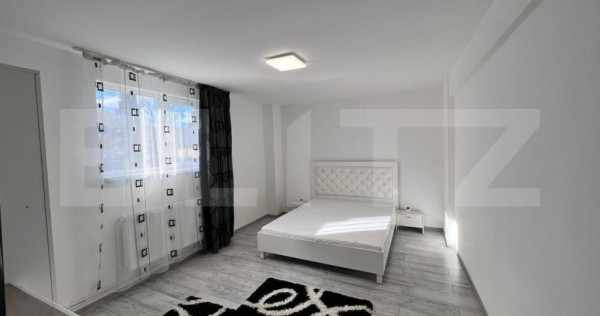 Garsoniera spatioasa, mobilata modern, zona 1 Mai
