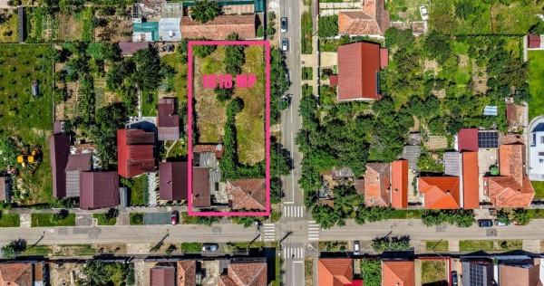 Casă cu teren 1018 mp și 2 fronturi stradale- Bujac
