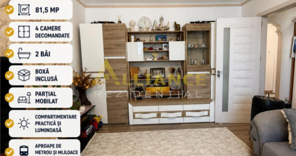 Sector 3 Apartament 4 camere 2 bai 81,5 mp