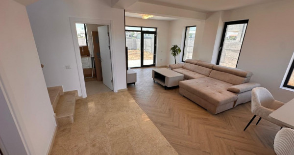 Vila individuală, 4 camere, 3 bai, teren 440 mp, Comuna Berceni