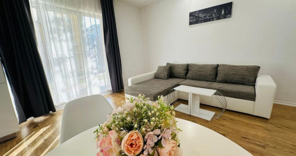 COSMOPOLIS - Apartament cu 2 camere si gradina, mobilat s...