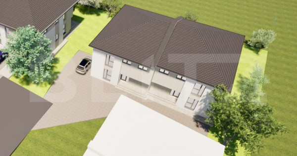 Teren construibil 859 mp, duplex sau casa individuala, Dambu