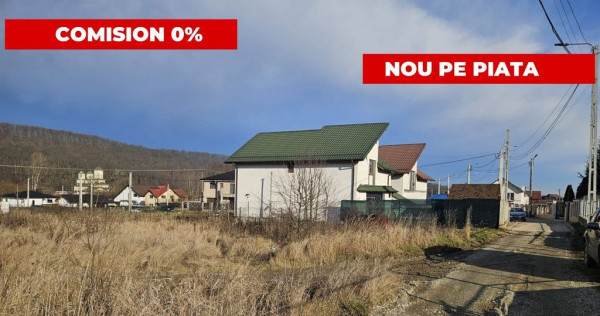 Teren 1.250 mp, toate utilitatile &ndash; Bascov, Valea Ursul...