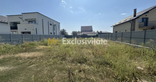 Teren imprejmuit + gard intre case zona Magic Trivale