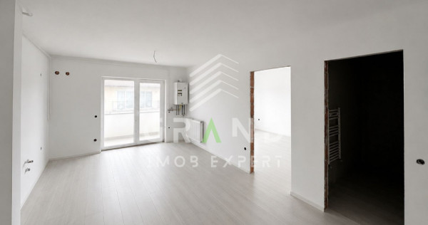 Apartament semifinisat, 46,5mp, etaj 3/4, Florești