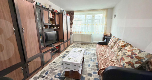 Apartament 2 camere decomandate, 46 mp +balcon 4 mp, et 1/4,