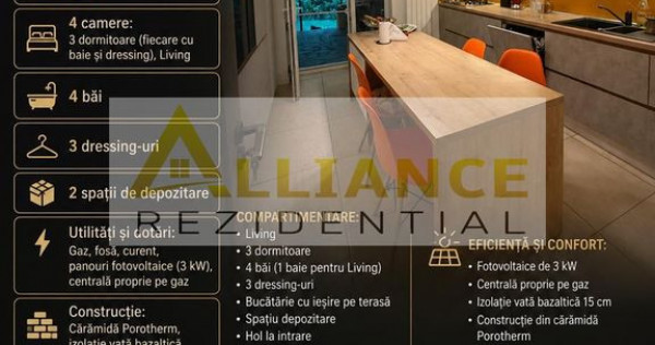 CENTRU MAGURELE-CASA INDIVIDUALA-PARTER-4 CAMERE-4 BAI