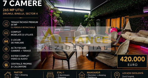 Vila de Lux 7 Camere | 265 mp | Terasa Spectaculoasa 64 m...