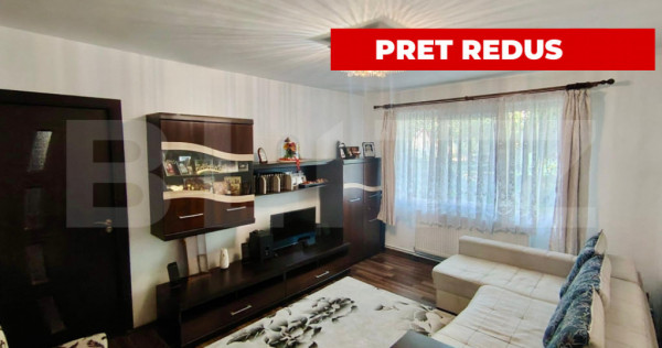 Apartament cu 2 camere 42 mp, semidecomandat, cu loc de parc