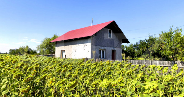 Casă P+M, 80 mp, teren 2.700 mp, zona Moreni