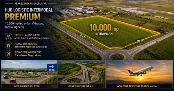 Hub logistic intermodal premium, Ungheni, Mures
