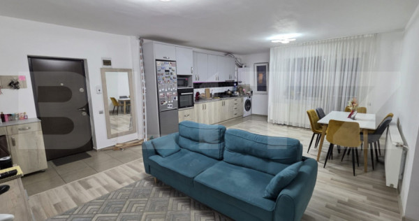 Apartament semidecomandat complet mobilat si utilat, parcare