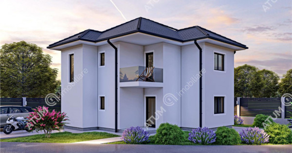 Casa individuala complet finisata 3 camere si 290 mp teren