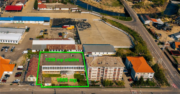 Unitate cu avantaj competitiv: 1.200 mp, teren 1.900 mp exte