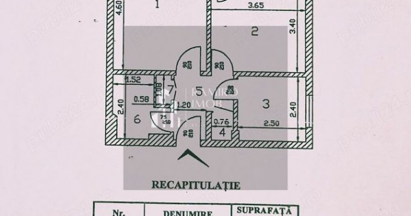 Apartament 2 camere decomandat Piata Sudului / Martisor