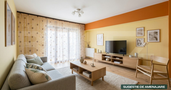 Apartament decomandat 3 camere cu lift , 75 mp, zona Poarta