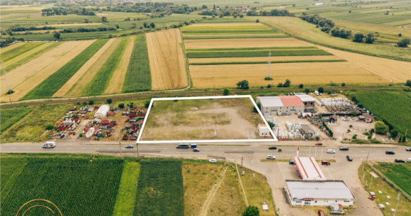 7.000 mp teren industrial premium la DN11, acces TIR, post t