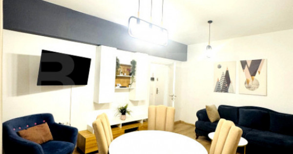 Apartament 2 camere de &icirc;nchiriat, 52 mp, zona Qualis 2