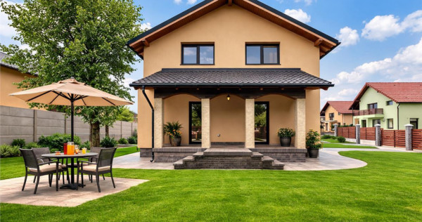 Vila noua in cartier rezidential, areal apreciabil, Halchiu,