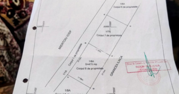 Teren extravilan de vanazre, 475 mp, zona Cosoveni