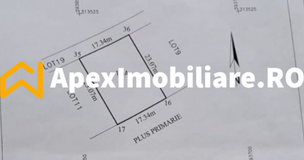 Teren 400mp de vanzare Com Berceni | ApexImobiliare.ro
