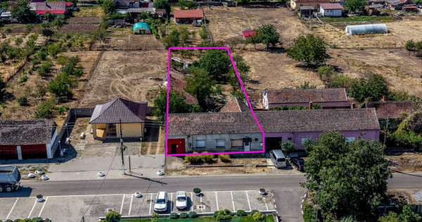 Casă, gospodărie cu teren de 1.345 mp &icirc;n Galșa-Șiria