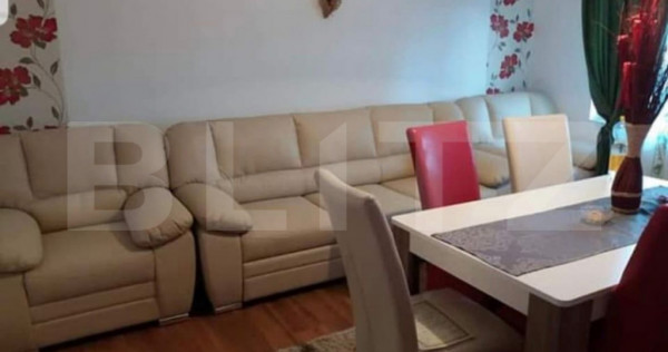 Apartament cu 2 camere, 56 mp, mobilat și utilat, zona Camp
