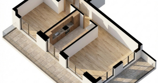 OPORTUNITATE! Ansamblu NZEB! 2 Camere si terasa, Dambul-Rotu