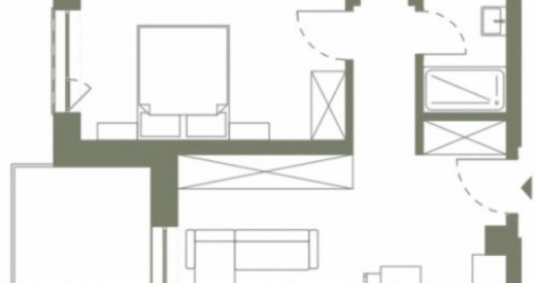 Apartament cu 3 camere 72.7 mp si terasa de 12.4 mp in Hexag