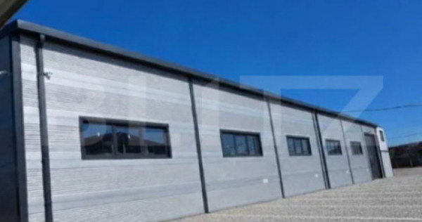 Hală de 500 mp, dotată cu 4 birouri 3500+TVA