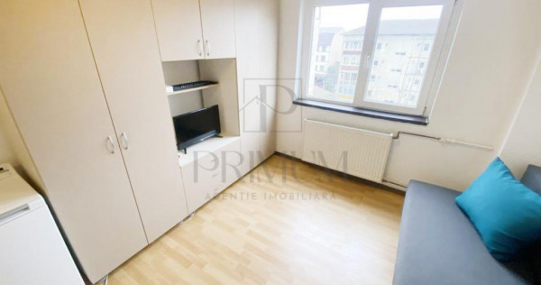 GIROCULUI - 1 CAMERA - BLOC DOTAT CU ACOPERIS - ZONA FRUMOAS