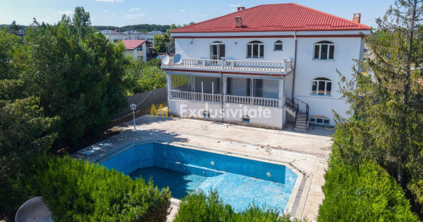 Domeniu privat 5.000 mp, cu reședință de 625 mp și piscină, Corbeanca