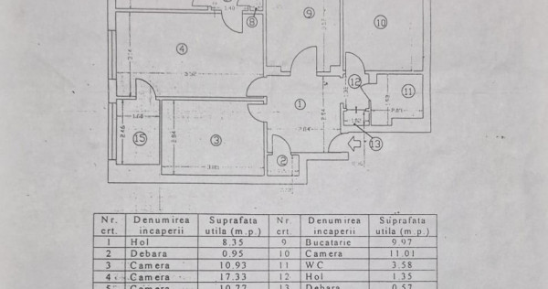 89Mp,Apartament 4camere,Et.3/8,parcare,7min.Metrou Gorjului,Comision0%