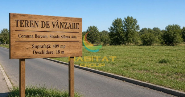 Teren intravilan- 409mp- Com Berceni- centru