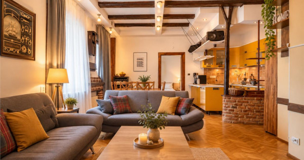 Apartament loft unicat 200 mp in inima Brasovului Istoric, l