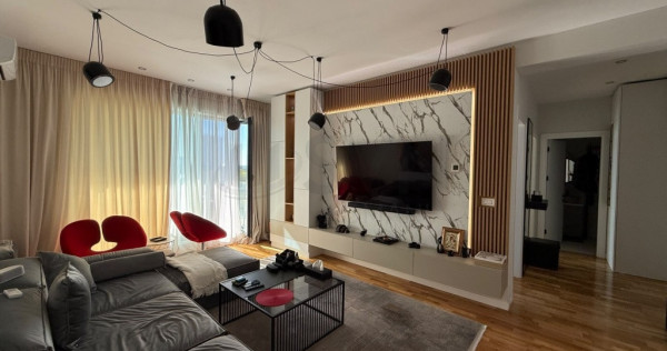 Apartament cu 3 camere Escape Residence Mobilat Parcare