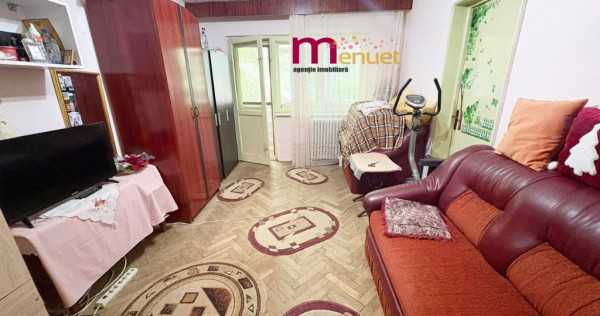 Apartament 2 camere,str.Ion Luca Caragiale,etaj 1,50mp