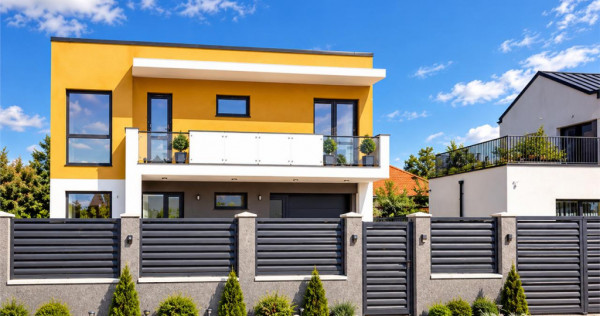 Vila P E, 5 camere, 3 bai, teren 418 mp, finisaje top, intab