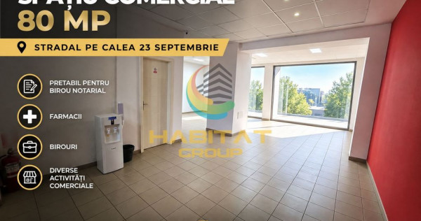 &Icirc;nchiriere Spațiu Comercial 80 mp - 13 Septembrie / Drumul Sării stradal