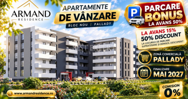 2 Camere Premium | Finisaje la Alegere | Avans 50% | Parcare